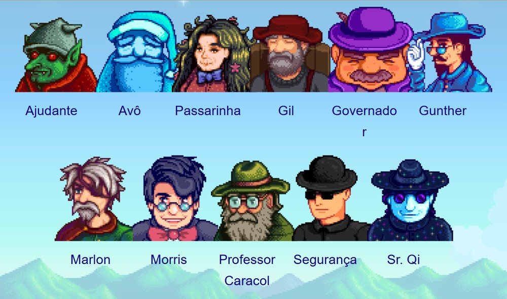 Personagens de Stardew Valley: veja todos os aldeões e melhores presentes