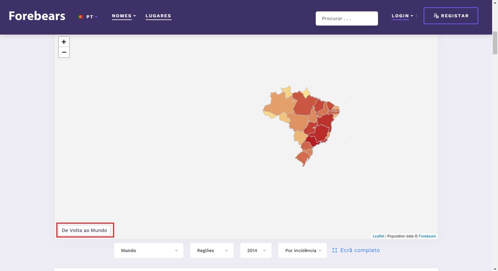Forebears: como usar site para saber quantas pessoas têm seu sobrenome