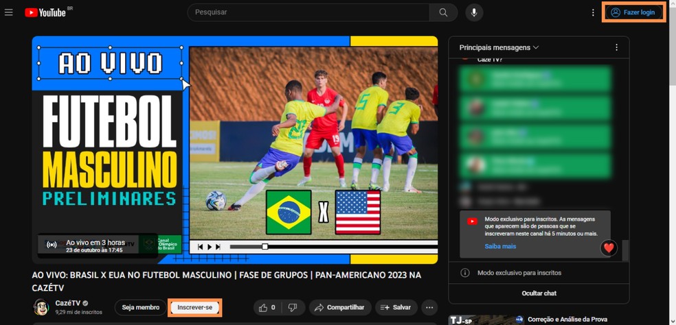 Canal Olímpico do Brasil transmite ao vivo, nesta segunda-feira (23),  estreia do futebol, finais da
