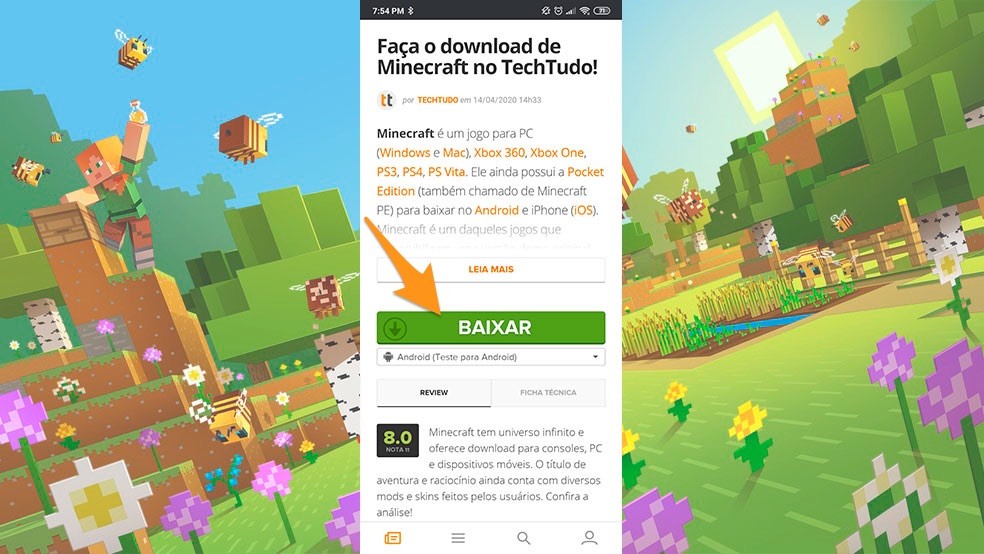 Como Baixar E Instalar O Minecraft De Graça No Celular E No PC