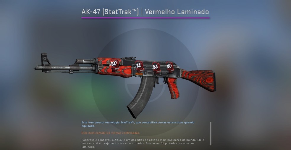 Laminado Vermelho Ak47