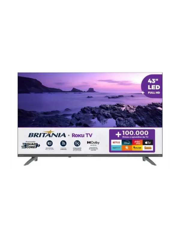 Smart TV Britânia BTV43VA4REGB 43"