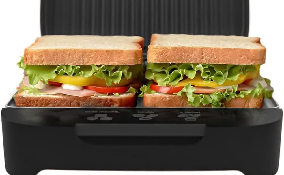 A sanduicheira/grill é uma aliada dos consumidores, mas pode afetar bastante a conta de luz — Foto: Reprodução/Amazon