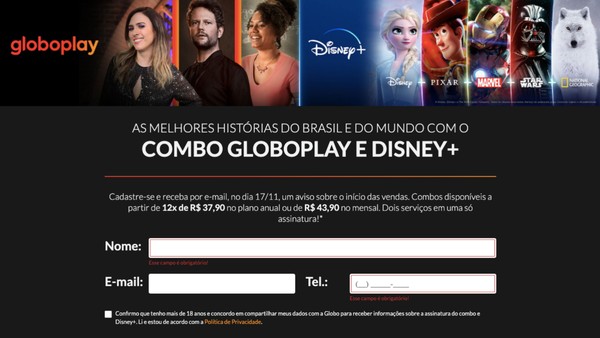 Oferta relâmpago: Globo dá desconto no combo Globoplay e Premiere