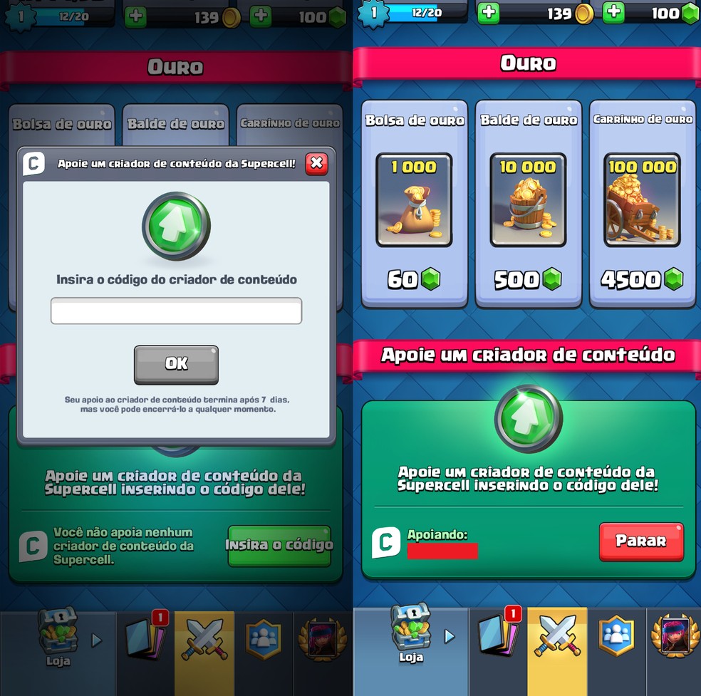 Clash Royale: como achar código de criador de conteúdo e apoiar canais