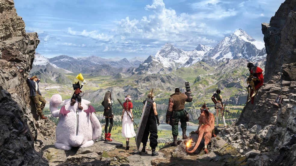Final Fantasy 7 Rebirth traz a segunda parte do remake do clássico Final Fantasy 7 com várias novidades, melhorias e minigames — Foto: Divulgação/Square Enix