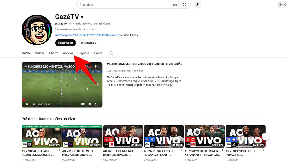  Reprodução/Rodrigo Fernandes