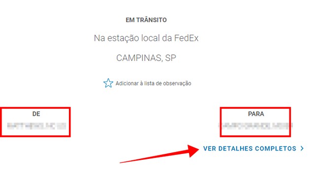 Como rastrear uma encomenda no site da FedEx