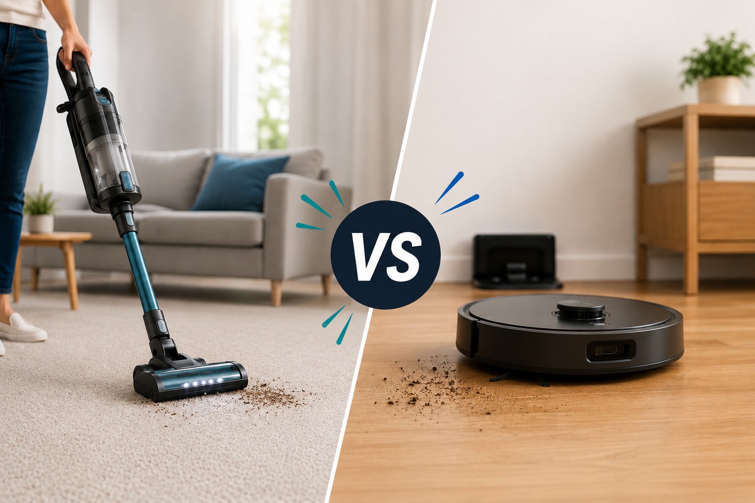 Qual aspirador de pó é melhor: vertical ou robô? Comparamos modelos