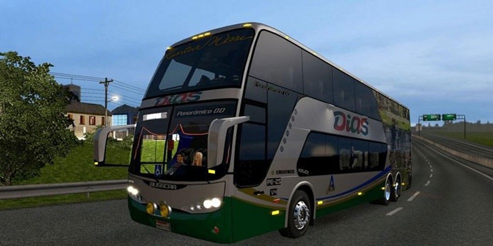 Simulador De Ônibus E Caminhão Euro Truck Simulator 2 Pc