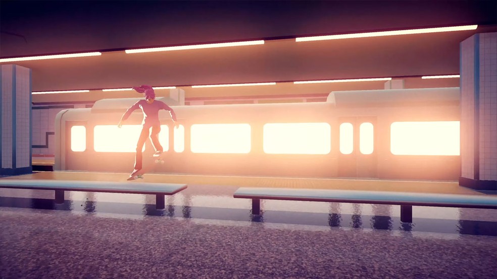 Skate City: New York traz manobras de skate para a Grande Maçã em novo jogo mobile da série — Foto: Reprodução/Skate City