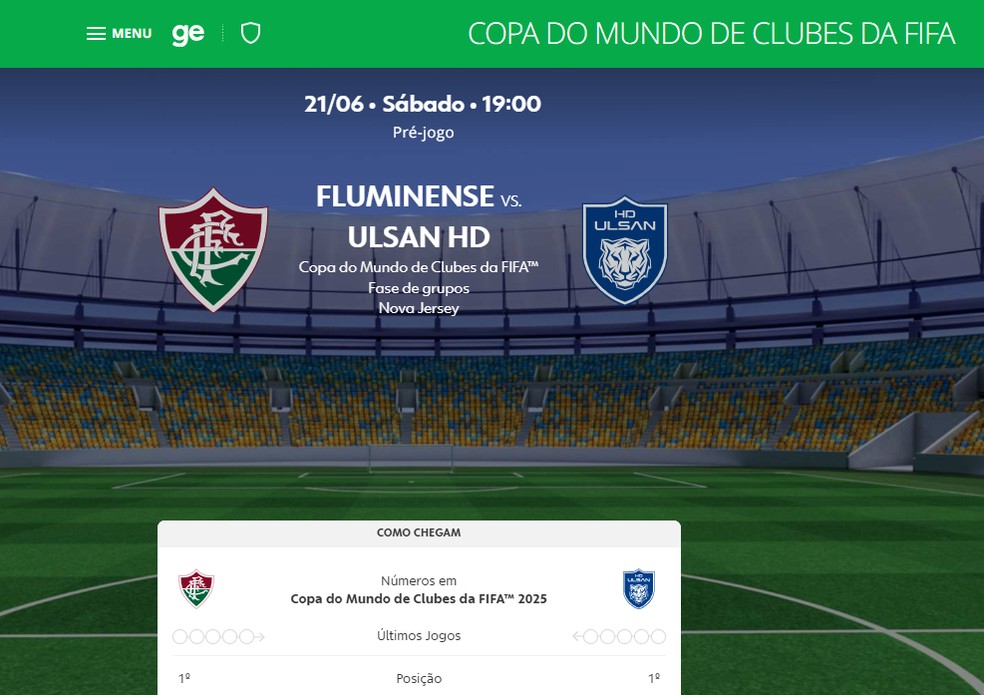 Fluminense x Ulsan Hyundai: como assistir ao jogo do Mundial de Clubes