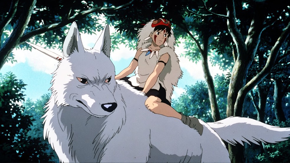 Estúdio Ghibli: a destruição da natureza é o tema central do longa Princesa Mononoke (1997) — Foto: Reprodução/IMDb