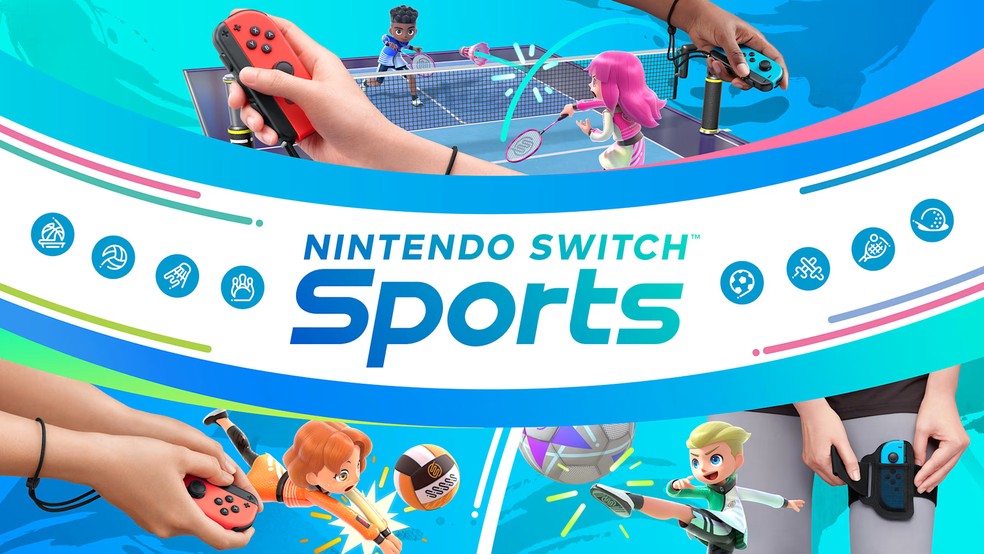 Nintendo Switch Sports é outra opção de jogo esportivo para quem quiser entrar no clima da olimpíada 2024 — Foto: Divulgação/Nintendo