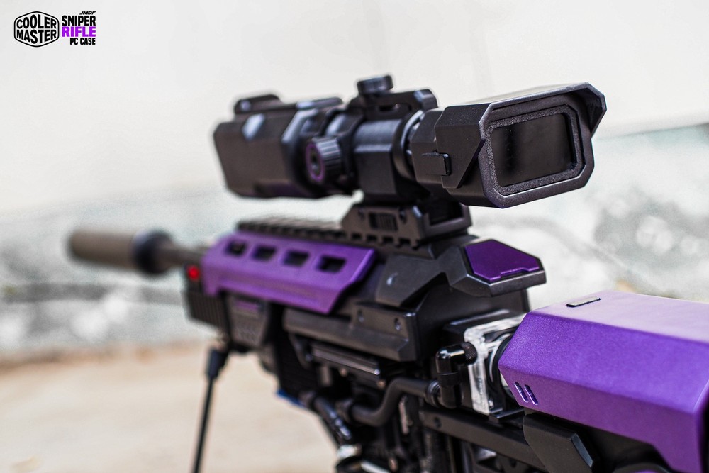 Jogador cria PC Gamer com formato de rifle sniper por R$ 14 mil; veja fotos