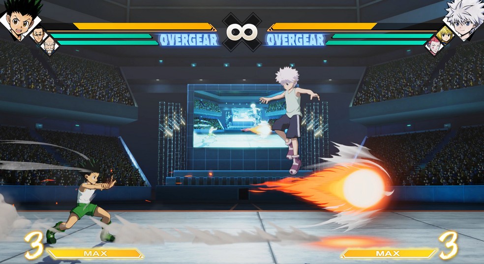 Controle personagens como Gon e Killua em Hunter x Hunter: Nen x Impact — Foto: Reprodução/Steam