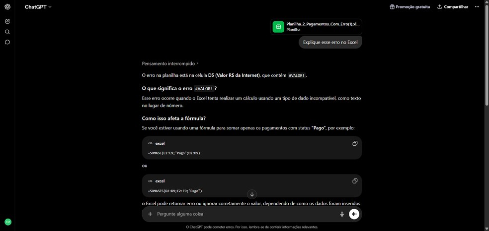  Reprodução/Erika Oliveira