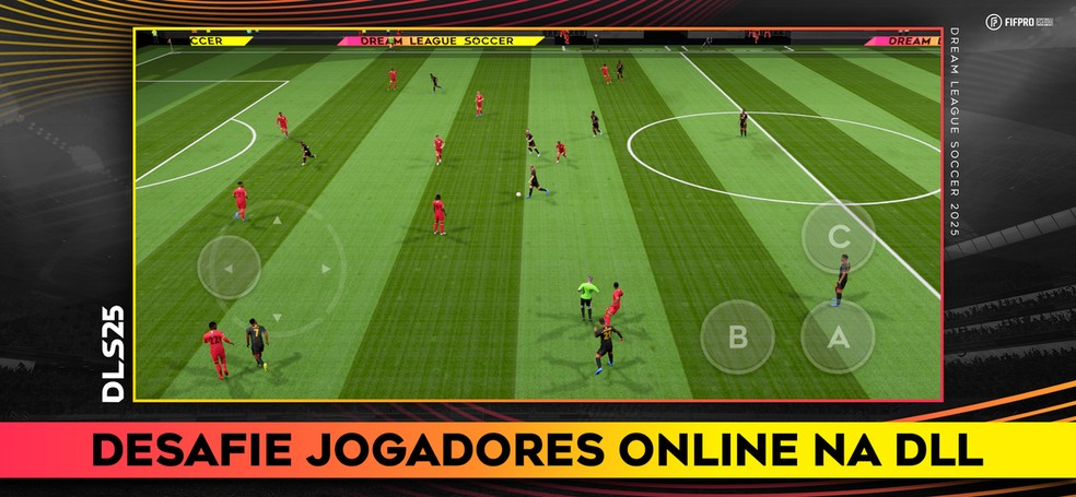 Viva toda a emoção proporcionada por Dream League Soccer 2025 — Foto: Reprodução/Google Play Store