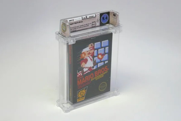 Cartucho original do jogo Super Mario Bros. é vendido por R$ 600 mil