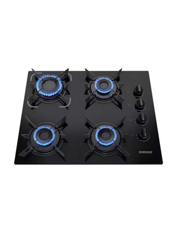 Cooktop 4 Bocas Itatiaia Electra Glass