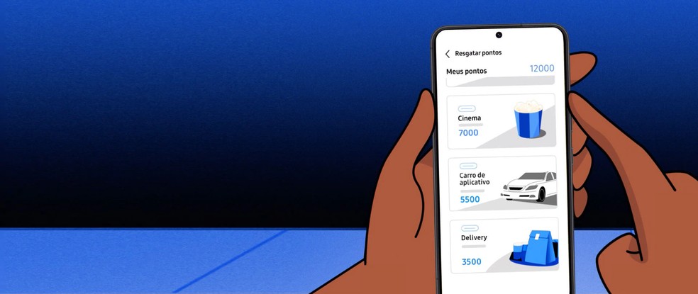 Programa permite que usuários troquem pontos por cupons ou benefícios — Foto: Samsung/Reprodução