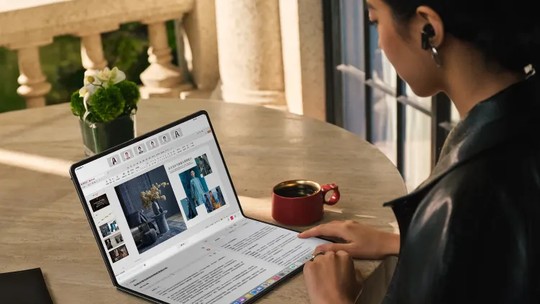 Notebook flexível? Huawei revela o ultrafino e dobrável MateBook Fold