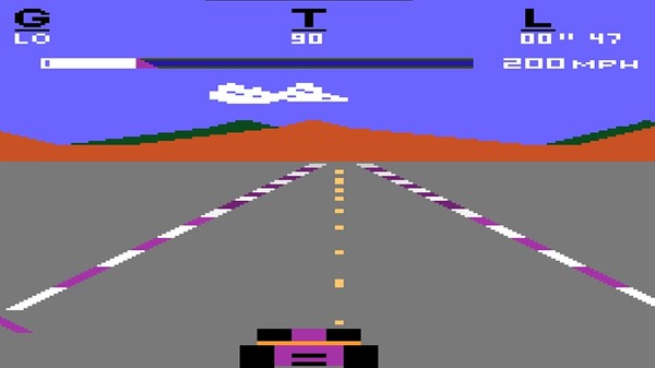 Relembre jogos de corrida do Atari que superavam as limitações gráficas