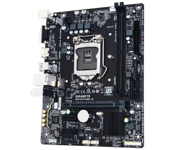 Placa-Mãe Gigabyte Ultra Durable Intel LGA120 Micro ATX DDR4 H410M