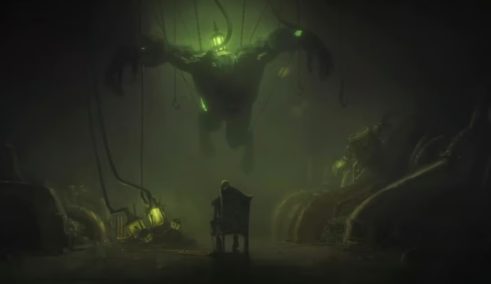 Para segunda temporada de Arcane (2021), fãs especulam que Vander, pai adotivo de de Vi e Jinx, se tornou um Warwick — Foto: Divulgação/hawk