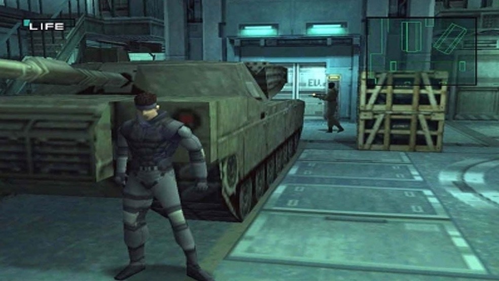 Solid Snake em ação no primeiro Metal Gear Solid — Foto: Divulgação/Konami