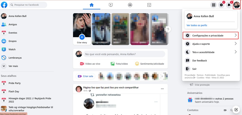 Como fazer login no Facebook usando a foto de perfil pelo seu celular