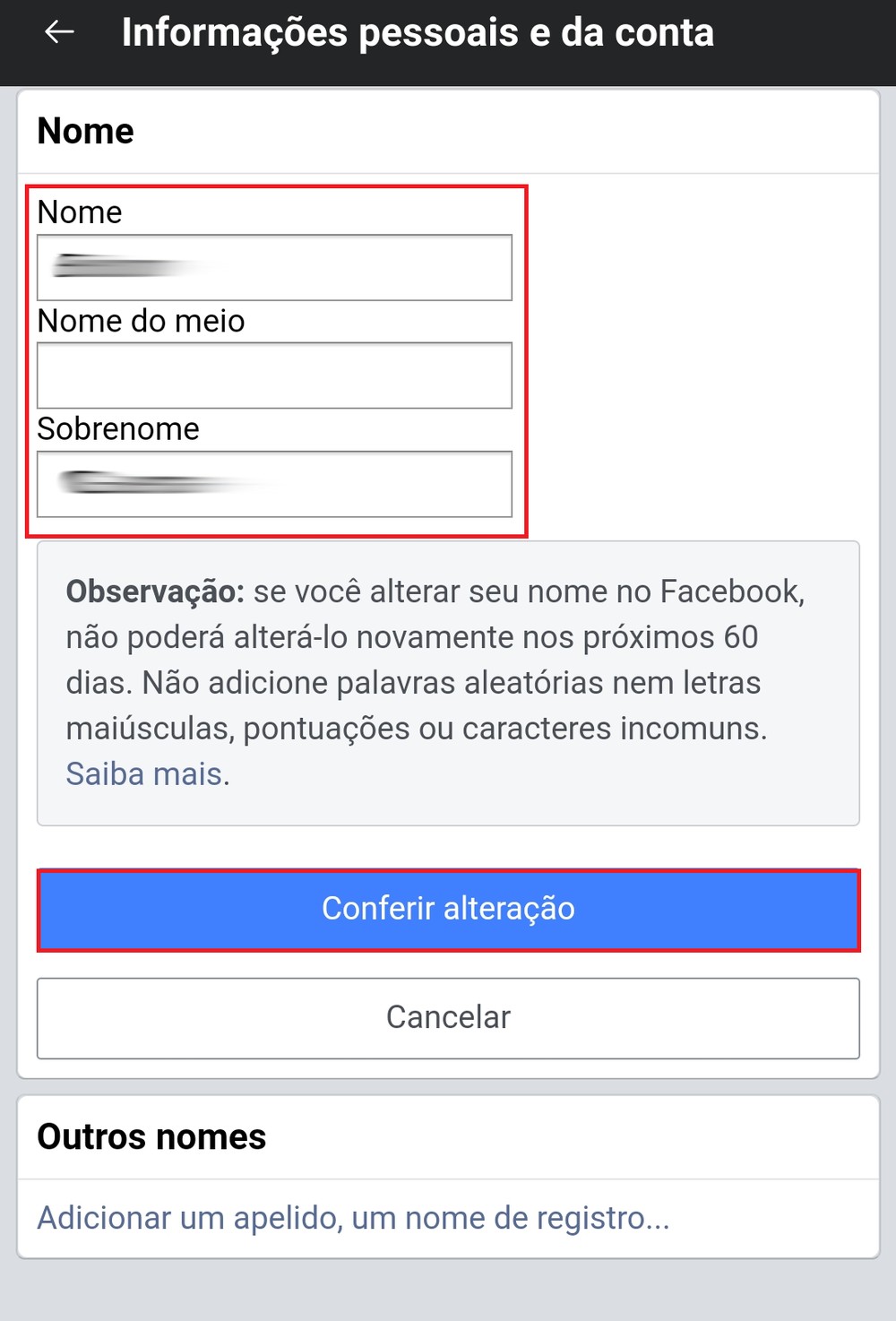 Como mudar o nome do seu perfil no Facebook pelo celular e PC
