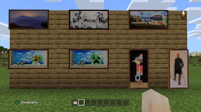 Como fazer quadro no Minecraft