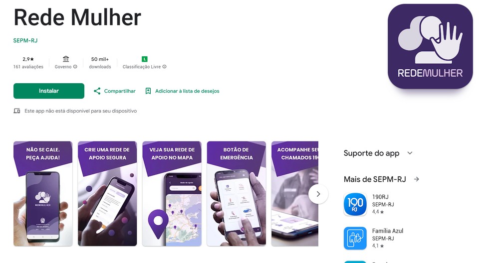  Reprodução/Google Play Store