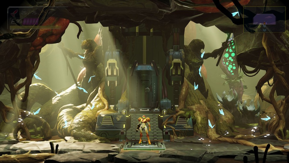 Metroid Dread tem visuais fantásticos para o Switch — Foto: Reprodução/Erick Figueiredo