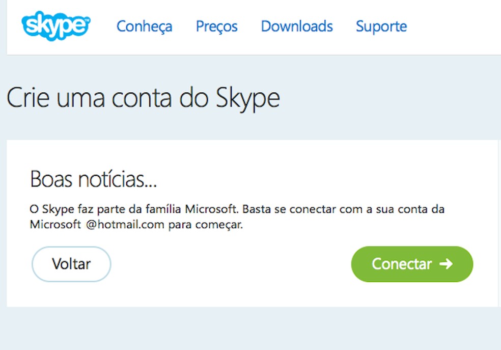 Novos Usuários Do Skype Agora Podem Se Inscrever Com Conta Microsoft