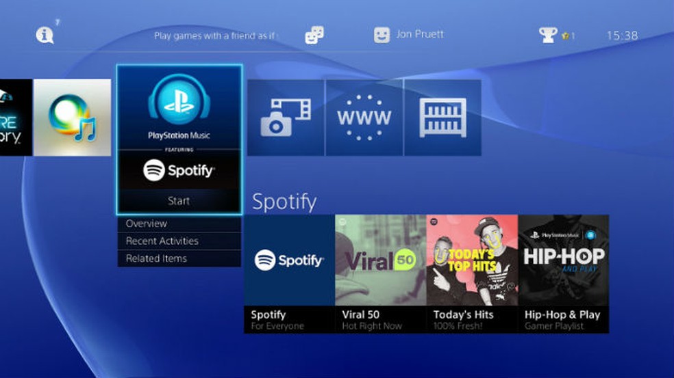 Spotify: confira como usar o app para ouvir música no PlayStation 4