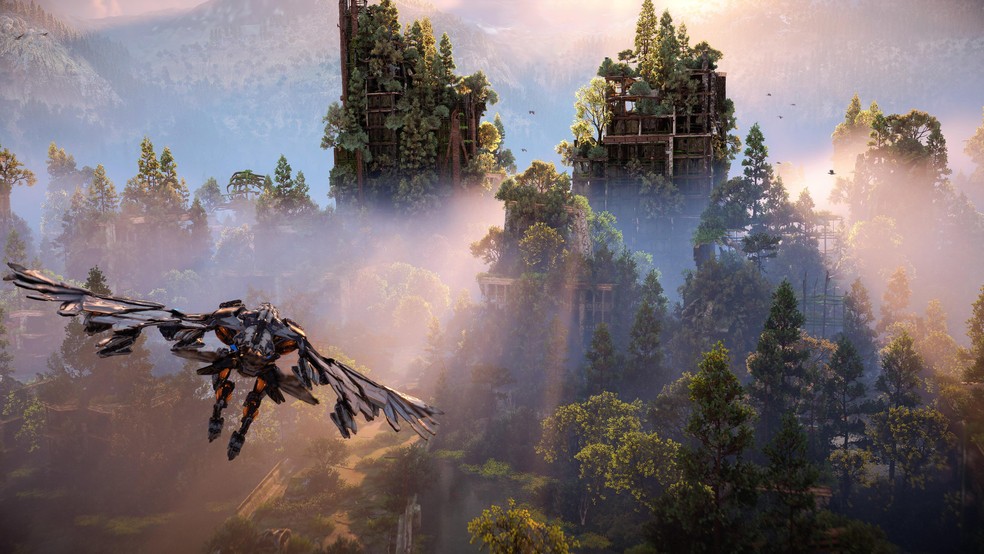 Horizon Forbidden West traz lindos visuais, boa gameplay e história que prende até o fim; testamos o jogo — Foto: Reprodução/Yuri Hildebrand