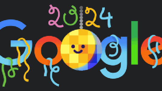 Ano Novo 2024: Doodle do Google celebra data comemorativa