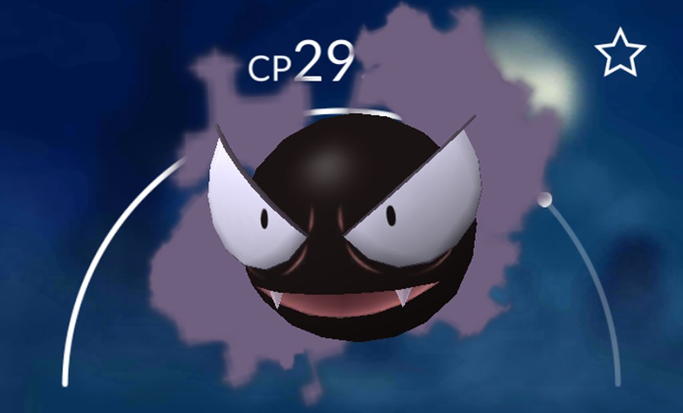 Pokémon GO Gastly Fantasma Venenoso — Foto: Reprodução/TechTudo