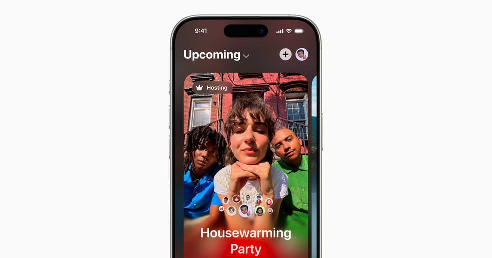 App permite criar convites personalizados — Foto: Reprodução/Apple