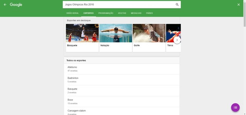 Os APPs da Google nas Olimpíadas de 2016 no Rio de Janeiro