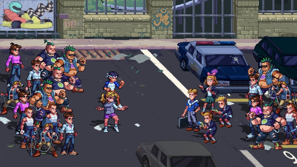 The Karate Kid: Street Rumble é um game nos moldes dos clássicos 16 Bits inspirado nos filmes da série — Foto: Reprodução/Steam