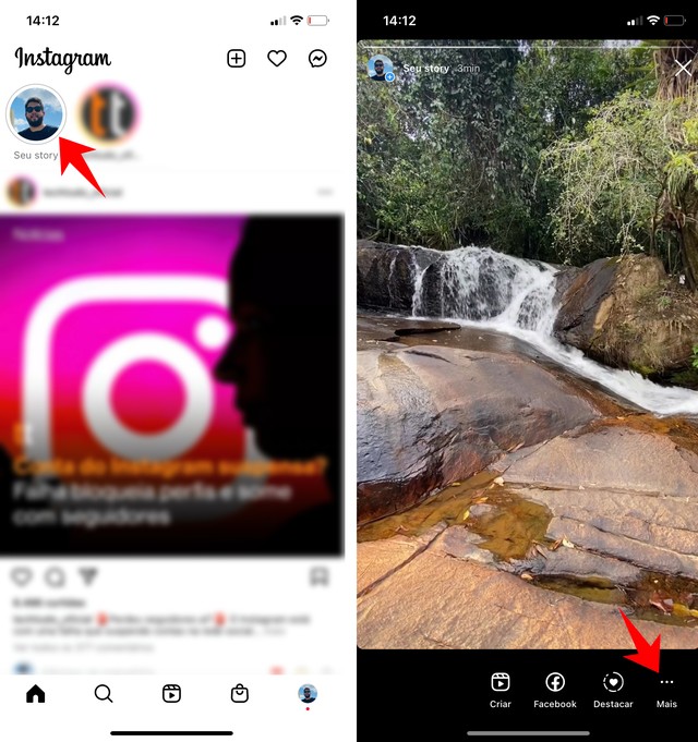 Como marcar alguém no story do Instagram depois de postado