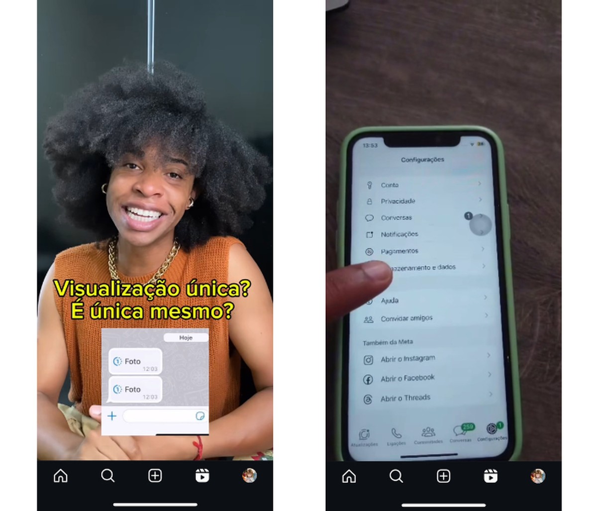 WhatsApp: truque para rever foto de visualização única viraliza; entenda falha