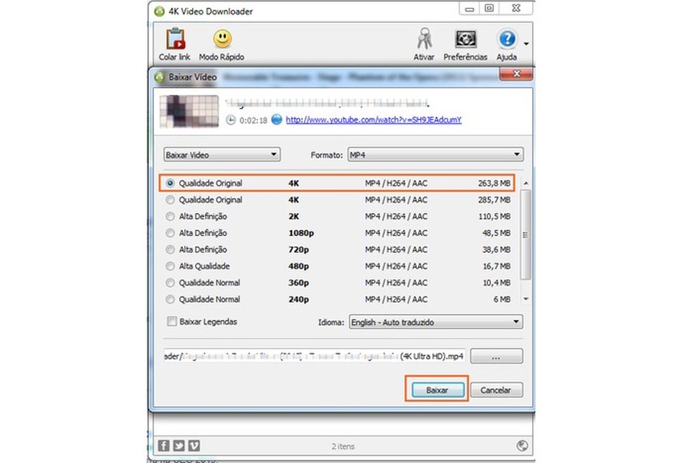 Vídeo do  para MP4 4K: Como Baixar Vídeos do  em 4K