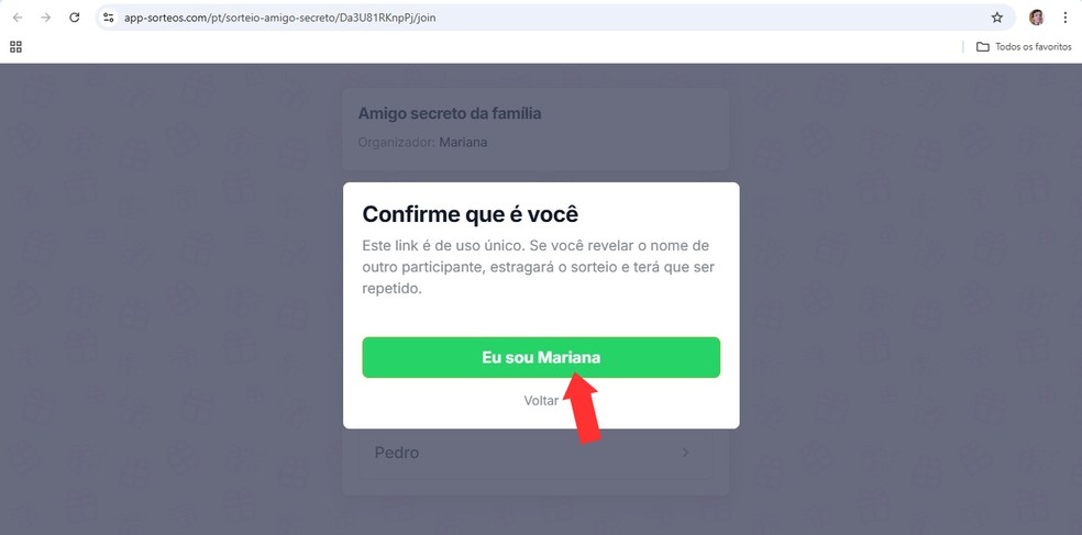  Reprodução/Mariana Tralback