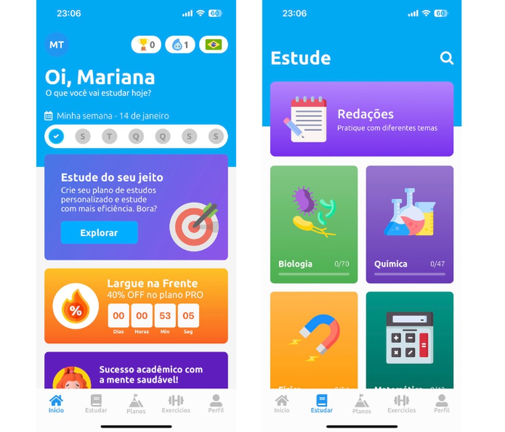 App Para Estudar Enem