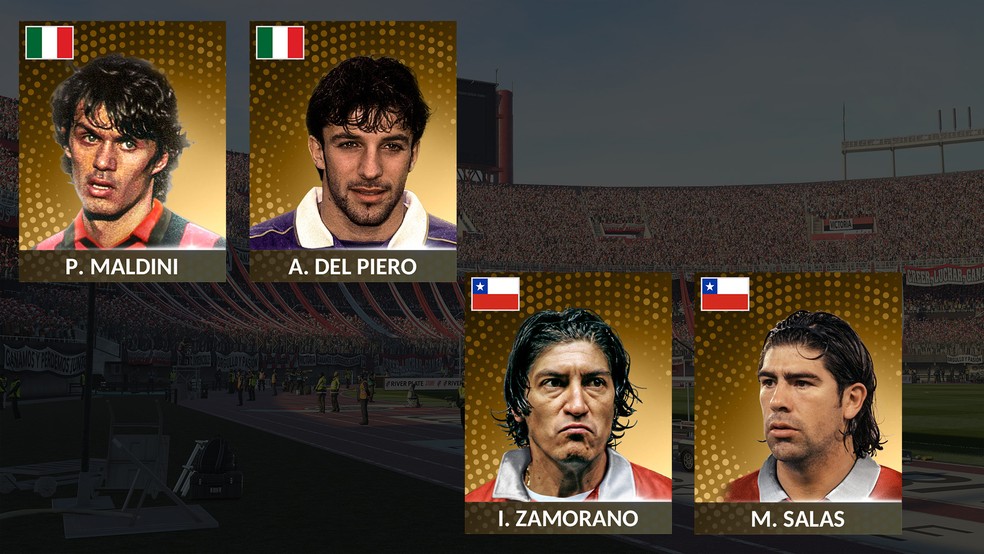 PES 2019 confira a lista de jogadores Legends que estar o no game