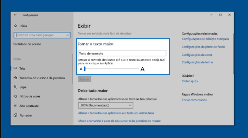 Como Aumentar A Letra Do Computador